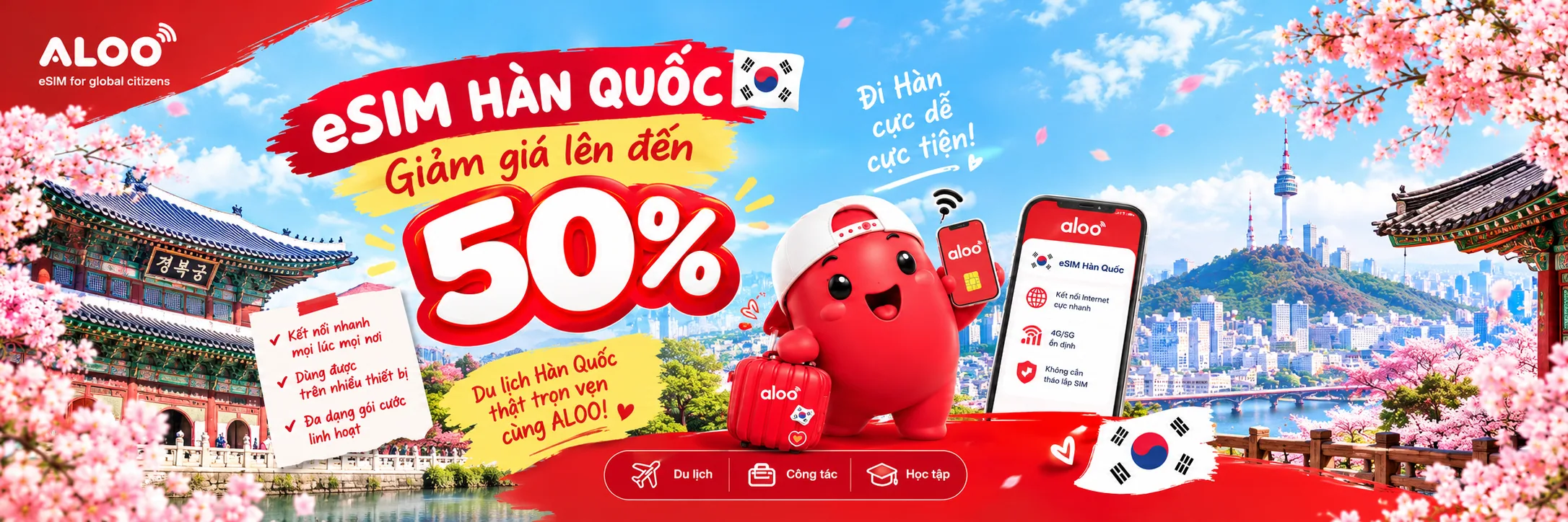 eSIM Hàn Quốc - ALOO