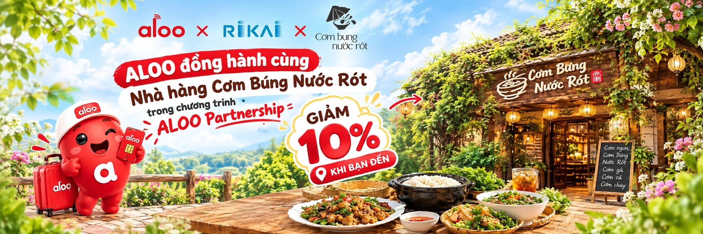 ALOO Partnership - Cơm Búng Nước Rót