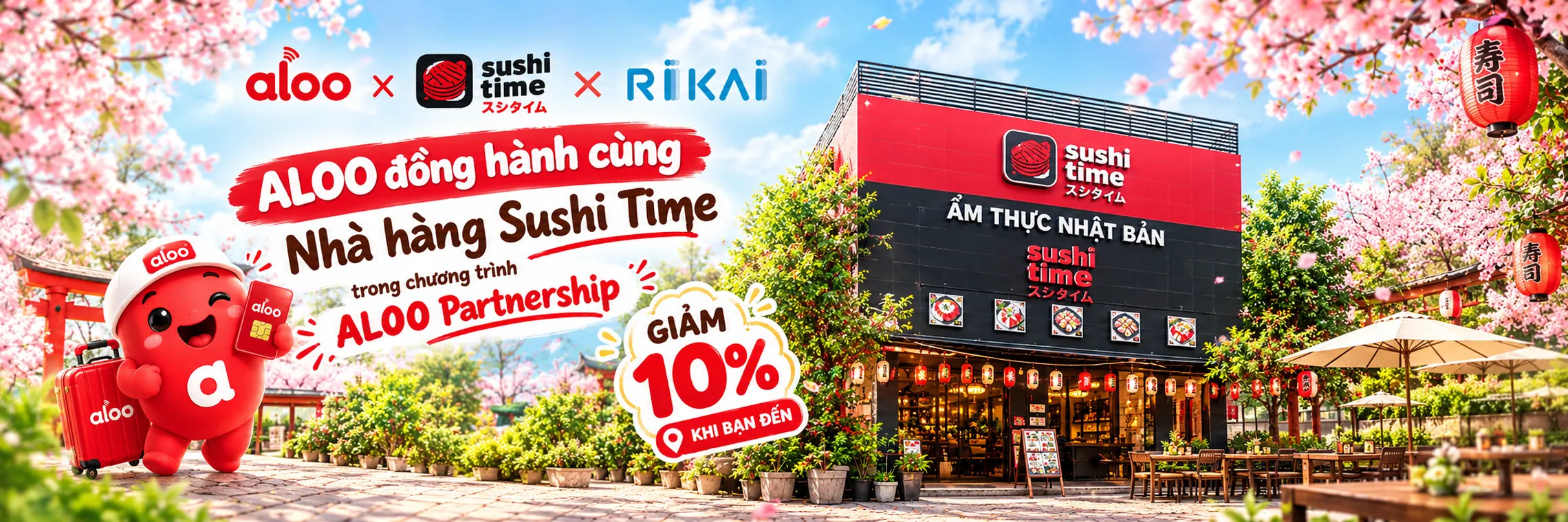 ALOO Partnership - Sushi Time